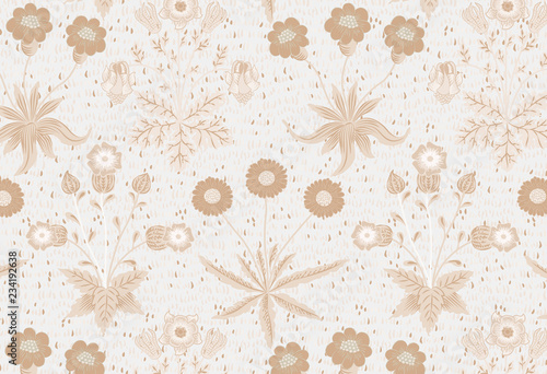 Daisy and Jasmine by William Morris (1834-1896). Original from The MET Museum. Digitally enhanced by rawpixel.