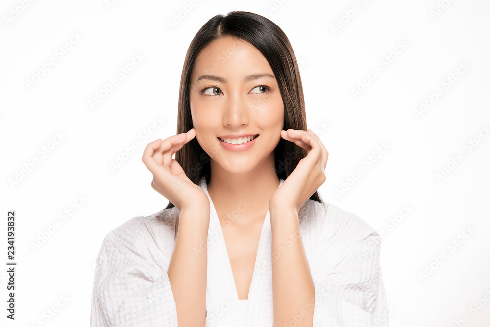 Beautiful Young asian Woman with Clean Fresh Skin Beautiful Young asian Woman with Clean Fresh Skin