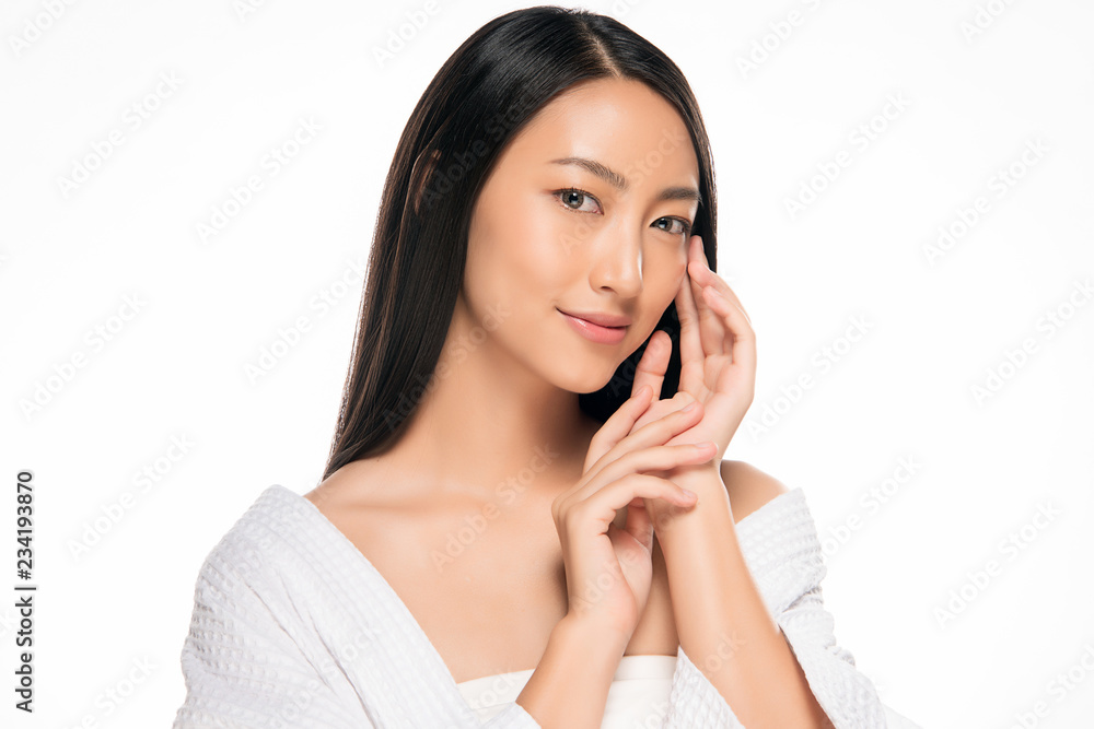 Beautiful Young asian Woman with Clean Fresh Skin Beautiful Young asian Woman with Clean Fresh Skin