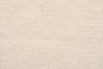 Texture of cozy warm sweater as background, closeup