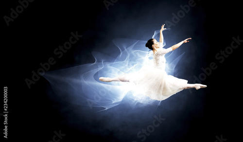 Ballet dancer in jump