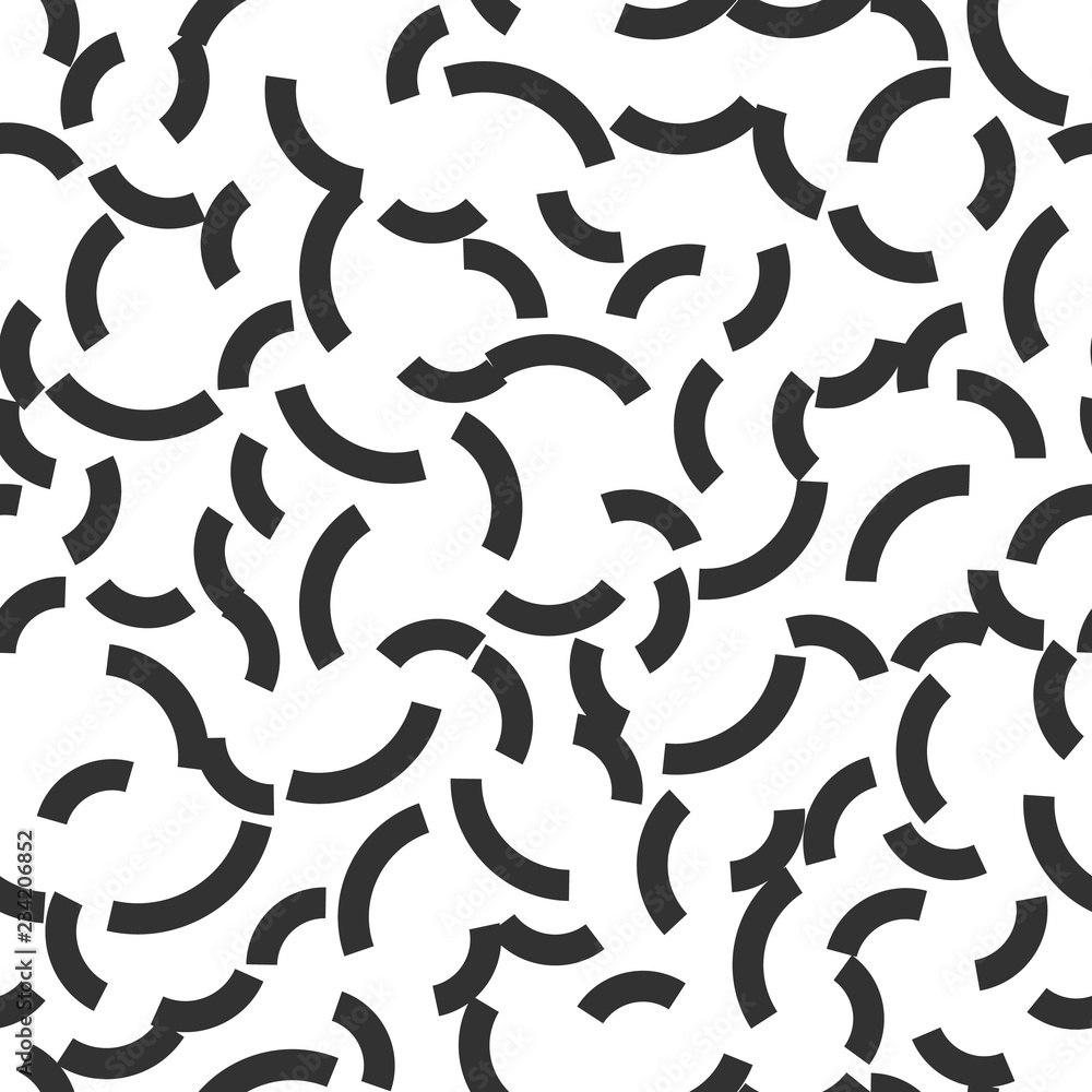 Abstract shapes vector seamless pattern on white Abstract shapes vector seamless pattern on white