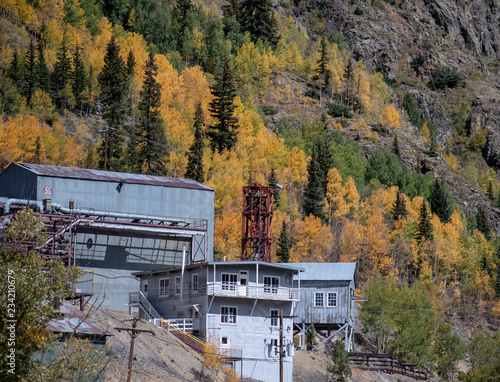 Active Mine Outside Silverton Colorado photo