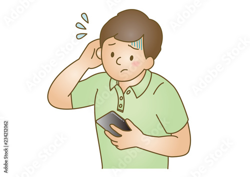 医療イラスト：電話2