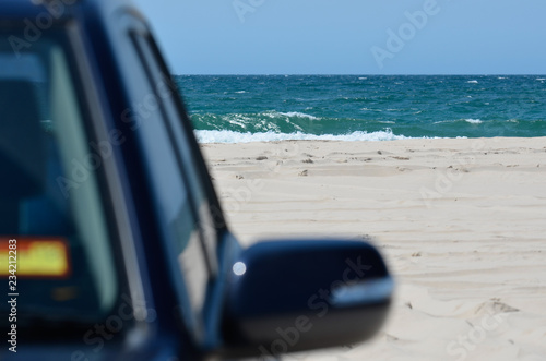 4WD on the beach