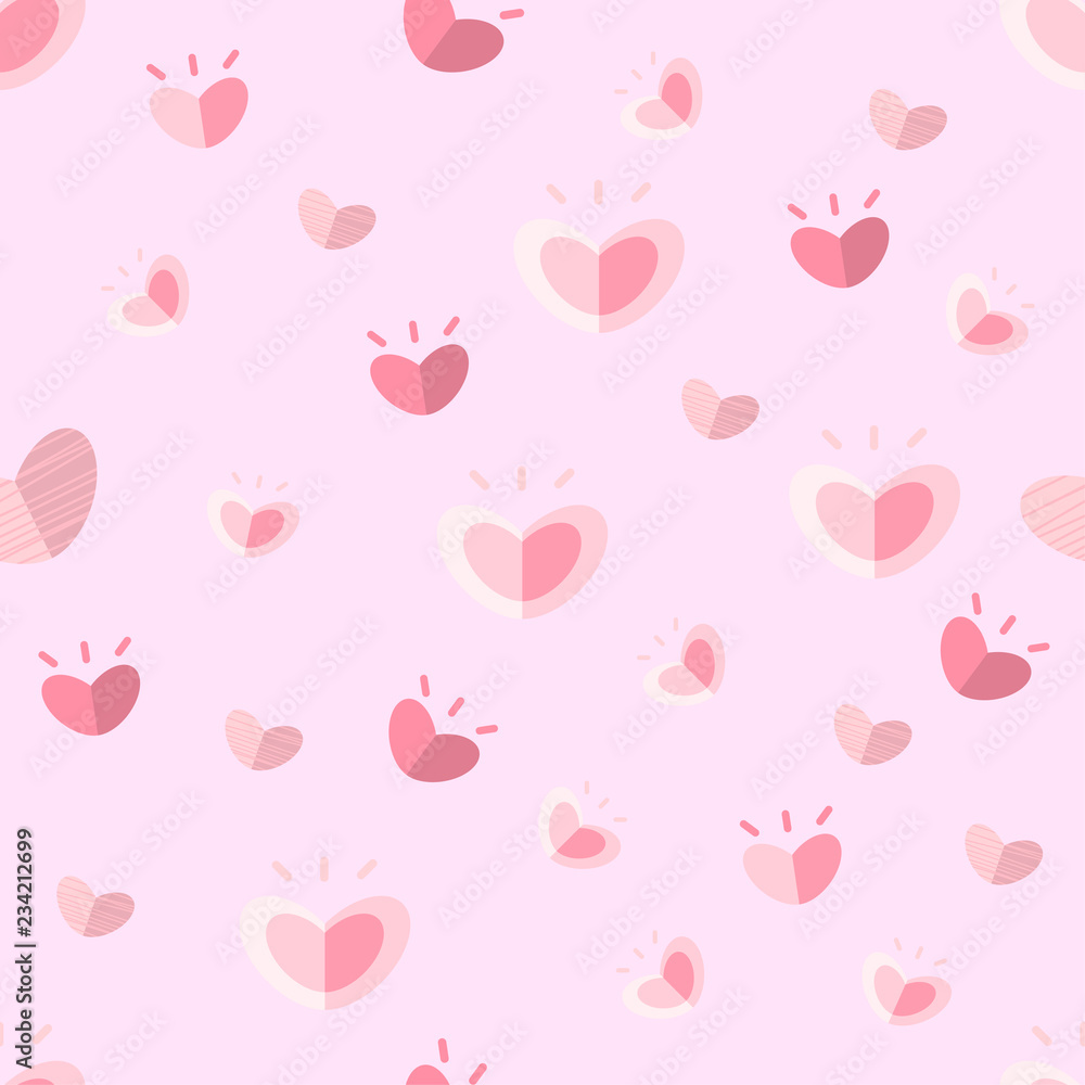 Heart pattern seamless background Heart pattern seamless background