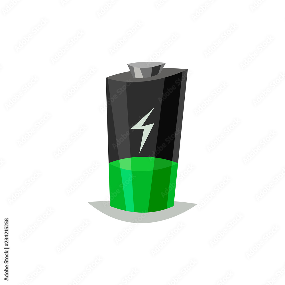 Battery.Cartoon vector illustration. Battery.Cartoon vector illustration.