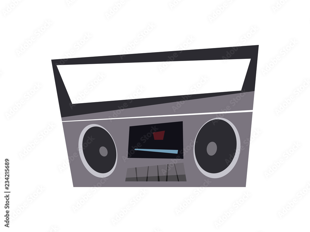 Fototapeta premium Old school boom box.