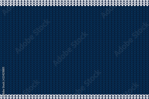 Seamless Christmas knitted pattern.