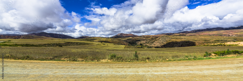 Panorama of the Peruvian plateau