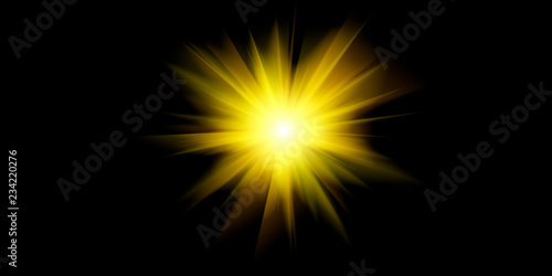 Bild auf Leinwand Colored magic cosmic glow as abstract backgrounds.