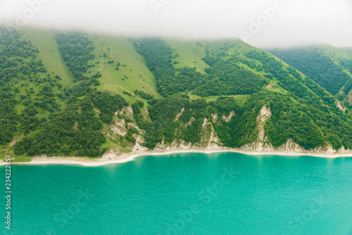 Chechnya, Ichkeria, lake Kezenoyam, Caucasus