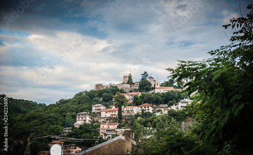 View of castle from city bottom.