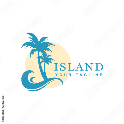 beach logo design
