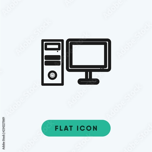 Computer vector icon