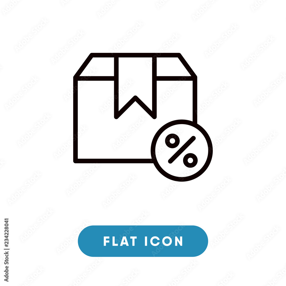 Package cyber monday vector icon Package cyber monday vector icon