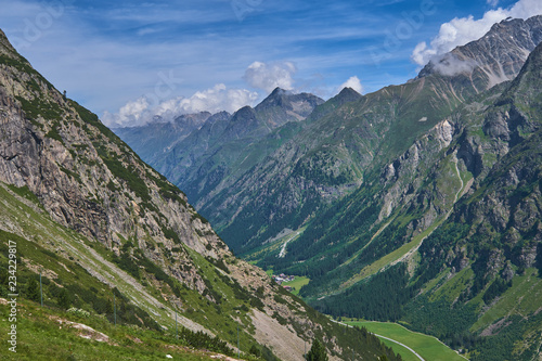 Austrian Alps. View of the valley. Tyrol © AntonSednev