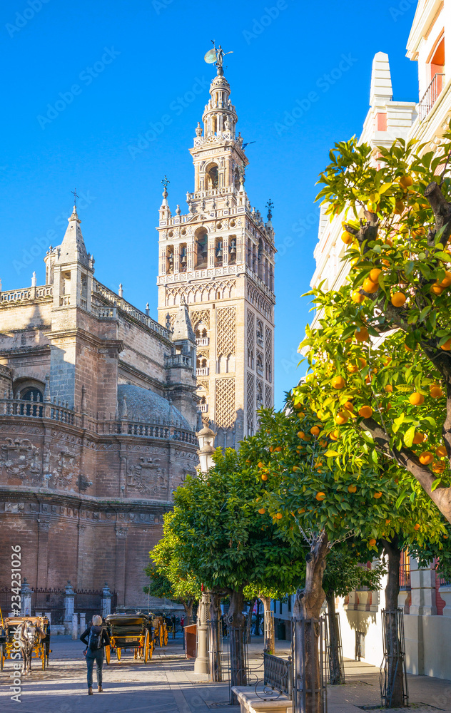 Naklejka premium Andaluzja i jej skarby architektury artystycznej