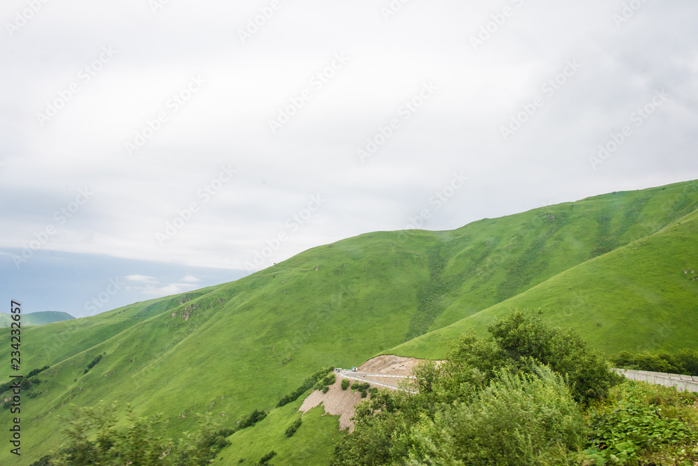 Naklejka premium Mountains of Chechnya, Chechnya, Chechen Republic