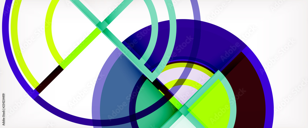 Obraz premium Modern geometric abstract background