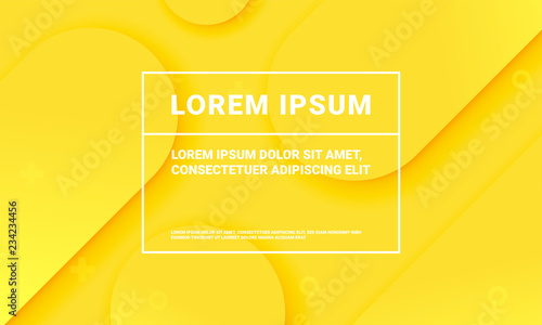 Minimal yellow background. ...
