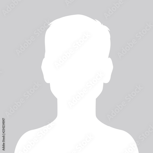 Person gray photo placeholder little boy