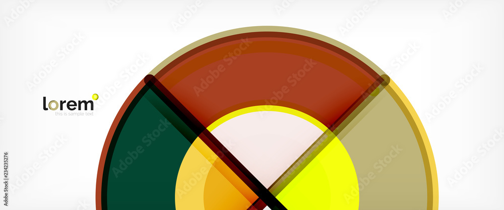 Obraz premium Modern geometric abstract background