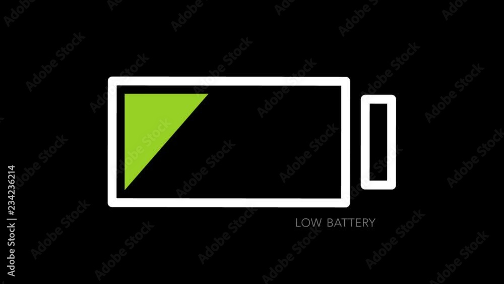 Low Battery in Digital Landscape. Charger needed. Low Battery in Digital Landscape. Charger needed.