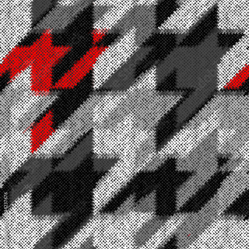 Seamless vector square pattern. Abstract color background.