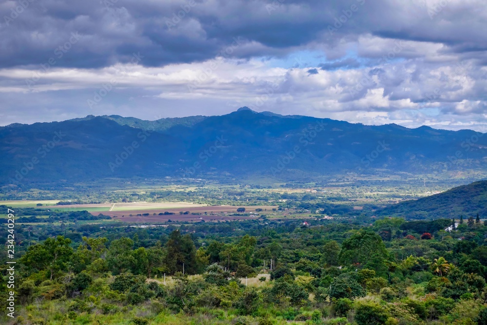Eine Landschaft in Honduras