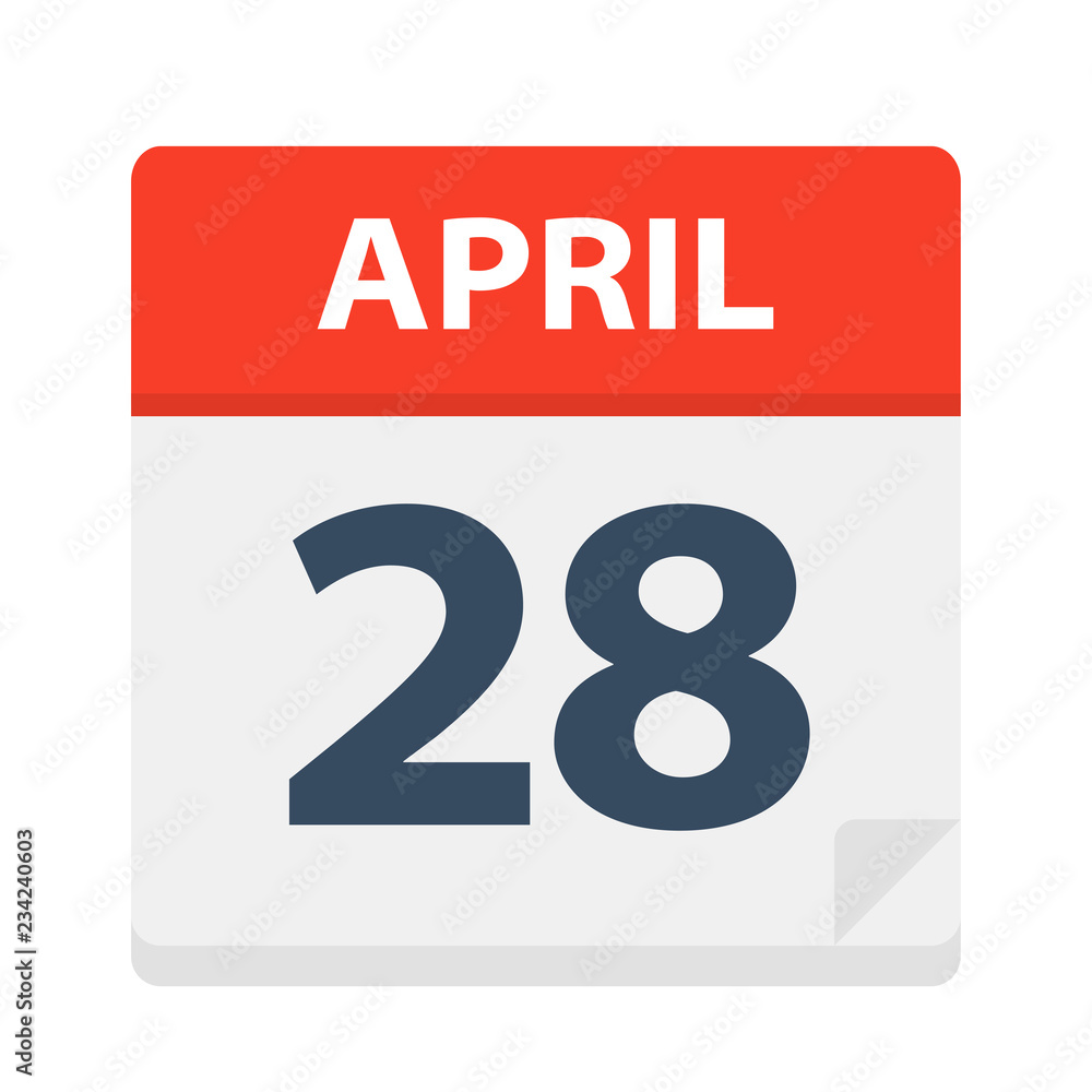 April 28 - Calendar Icon April 28 - Calendar Icon