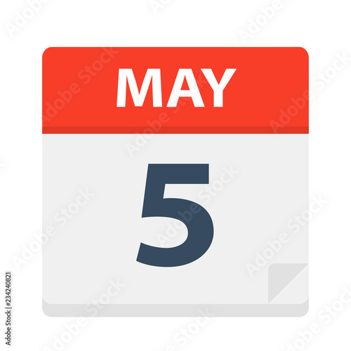 May 5 - Calendar Icon