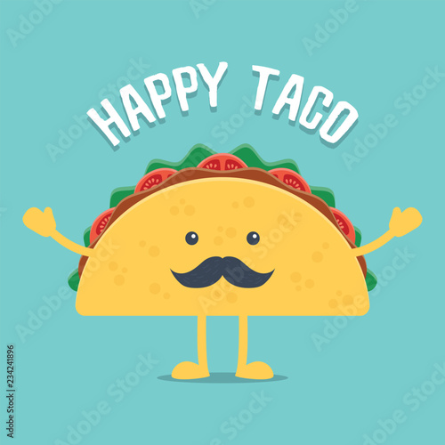Taco mexican food.