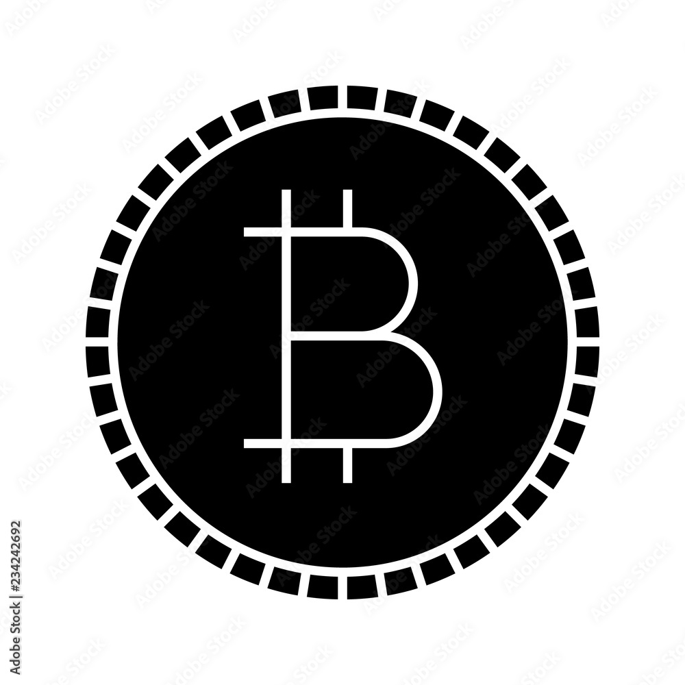 Bitcoin glyph icon Bitcoin glyph icon