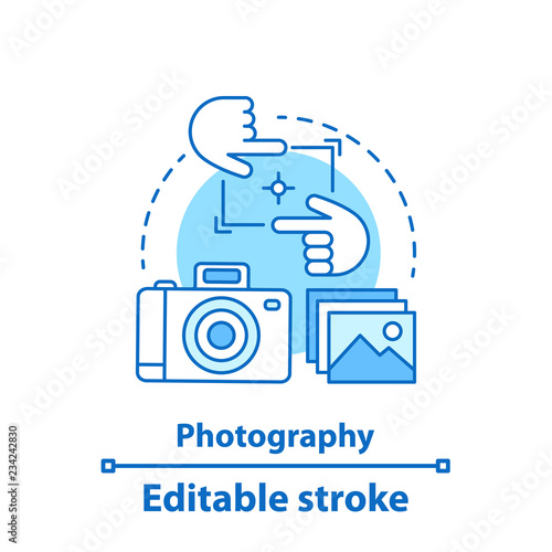 Photography concept icon