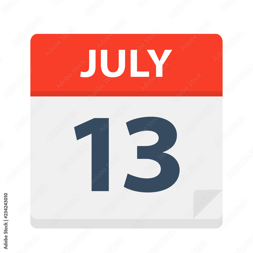 July 13 - Calendar Icon July 13 - Calendar Icon