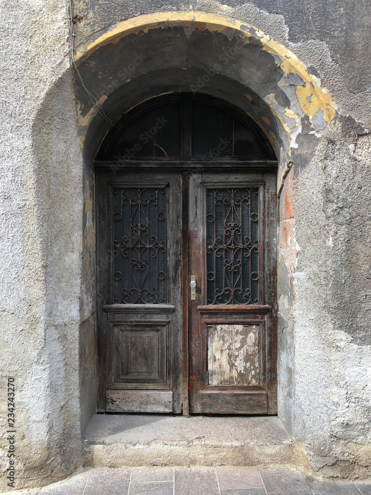 Old door in Ljubljana