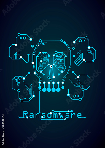 ransomware skull
