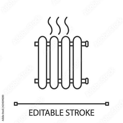 Radiator linear icon