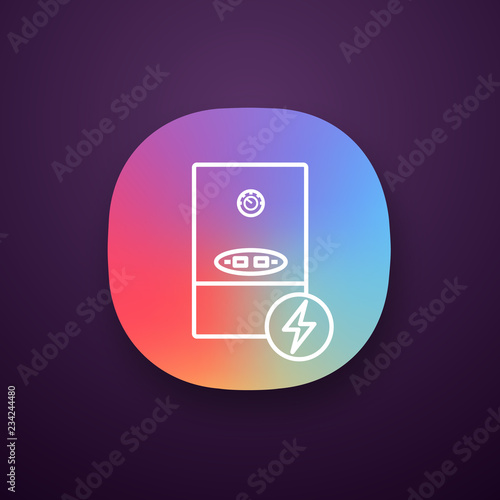Electric heating boiler app icon