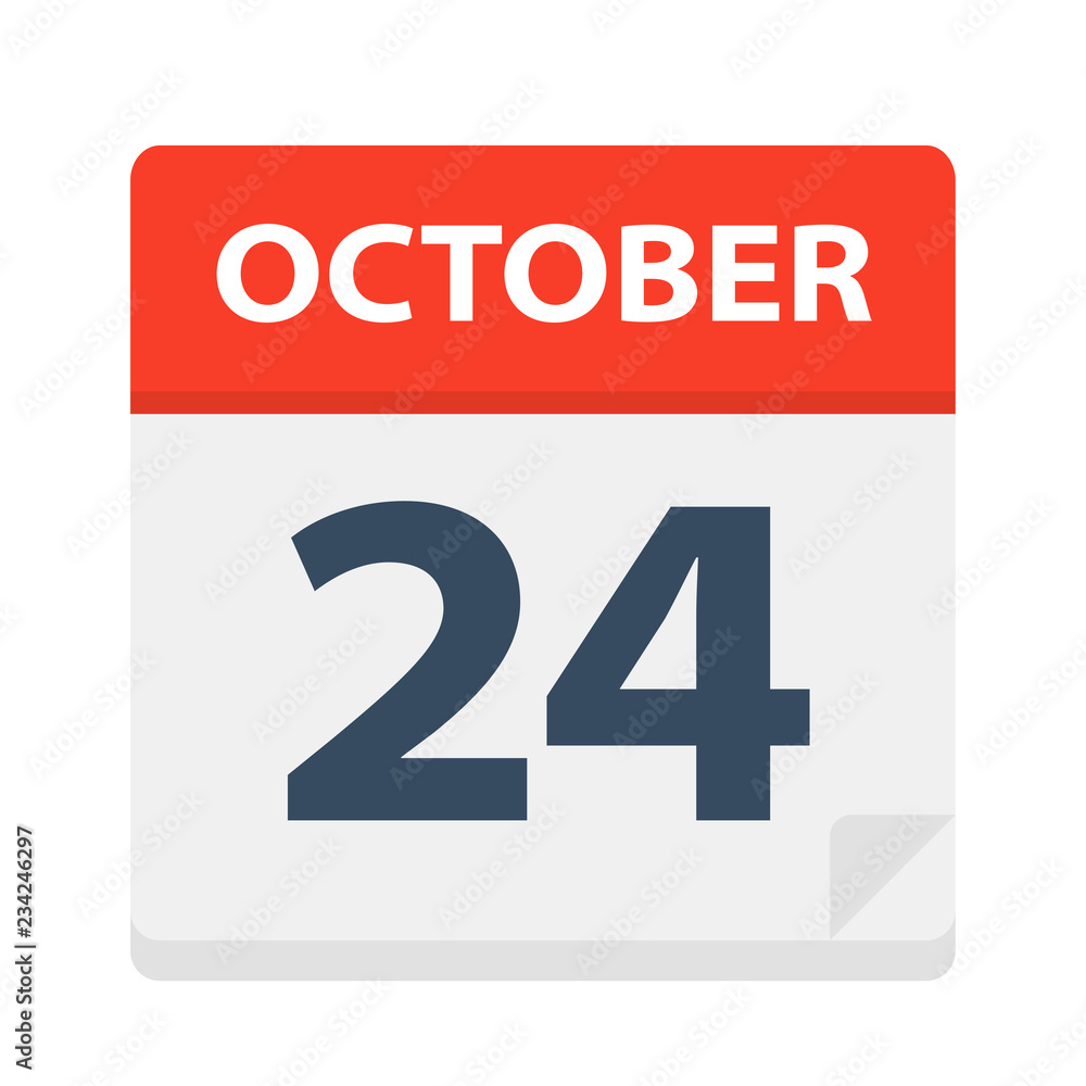 October 24 - Calendar Icon October 24 - Calendar Icon