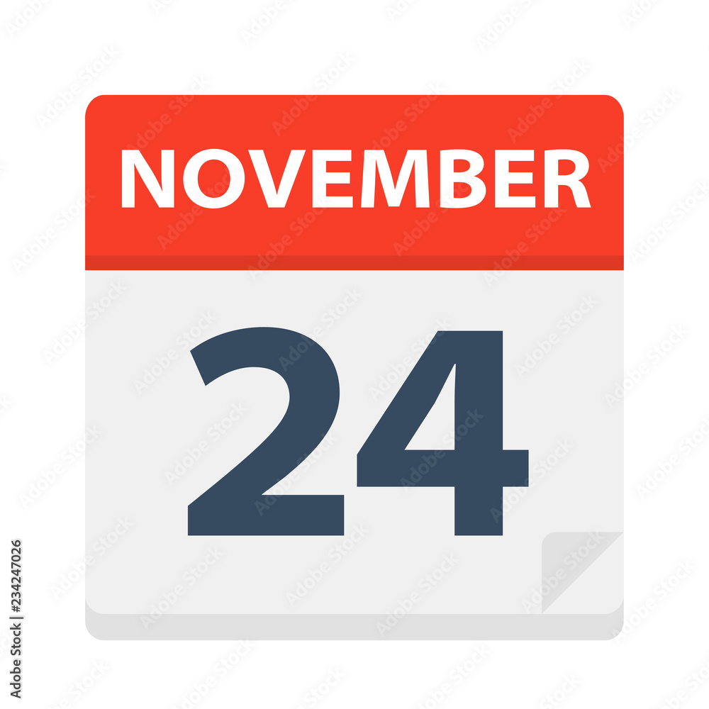 November 24 - Calendar Icon November 24 - Calendar Icon