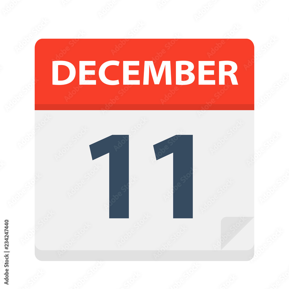 December 11 - Calendar Icon December 11 - Calendar Icon