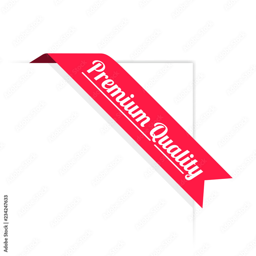 Premium Quality Ribbon Label