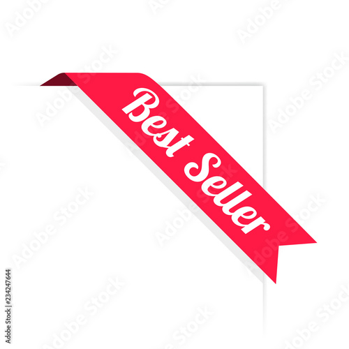 Best Seller Ribbon Label