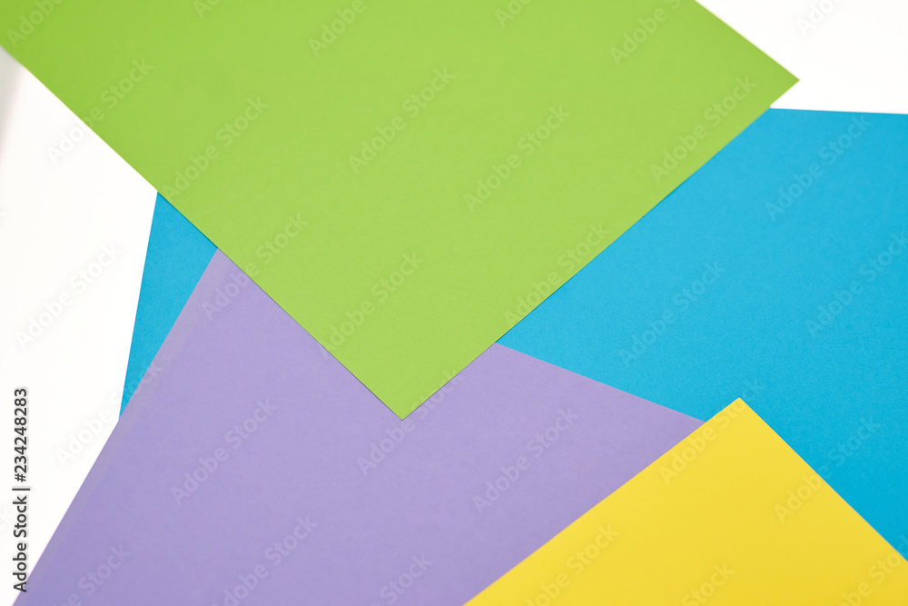Colored papers background Colored papers background