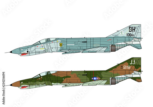 Aircraft color scheme. Illustration