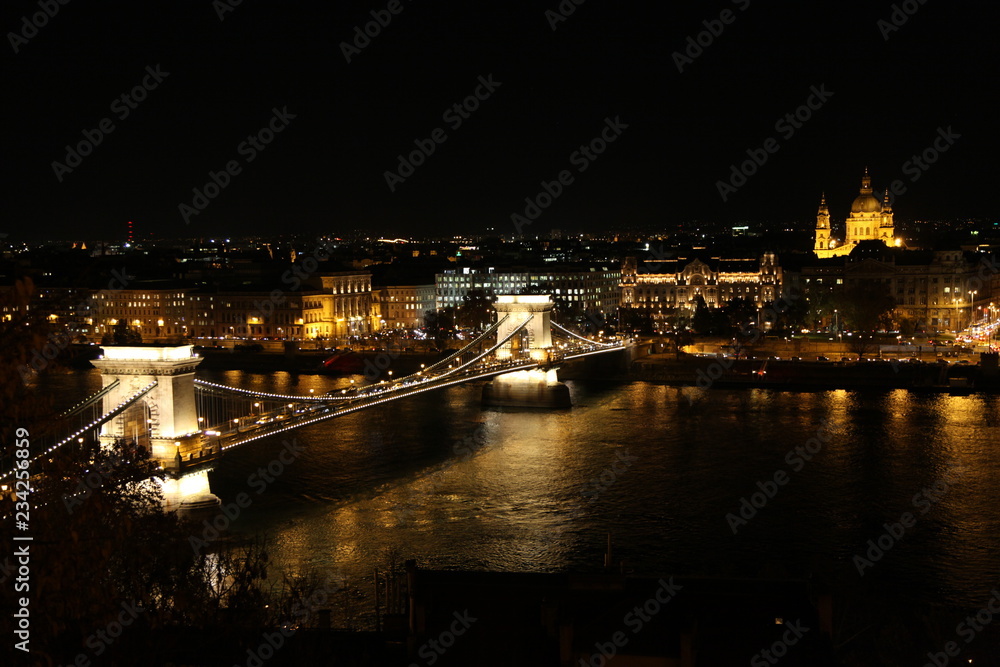 Fototapeta premium Noc Budapesztu