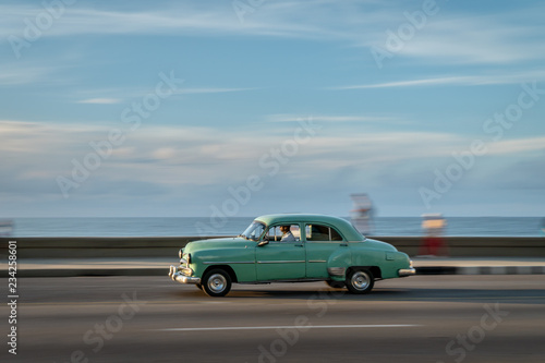 Classic car in Havana, Cuba. © danmal25