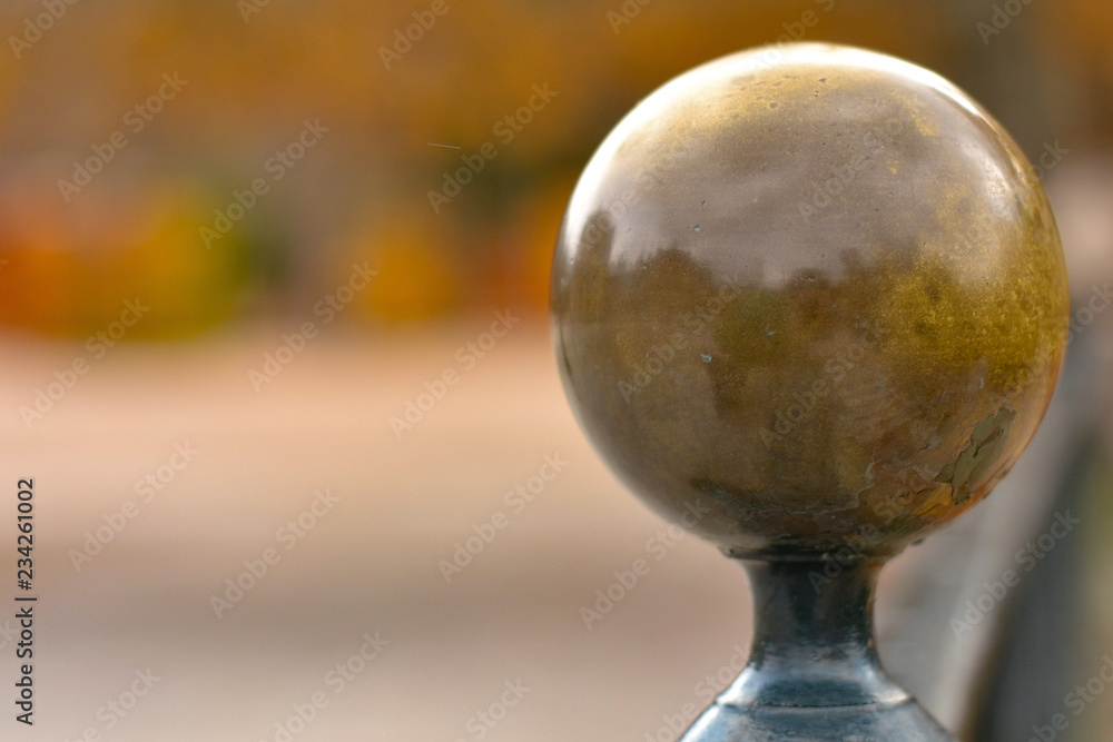 Railing detail, sphere Railing detail, sphere